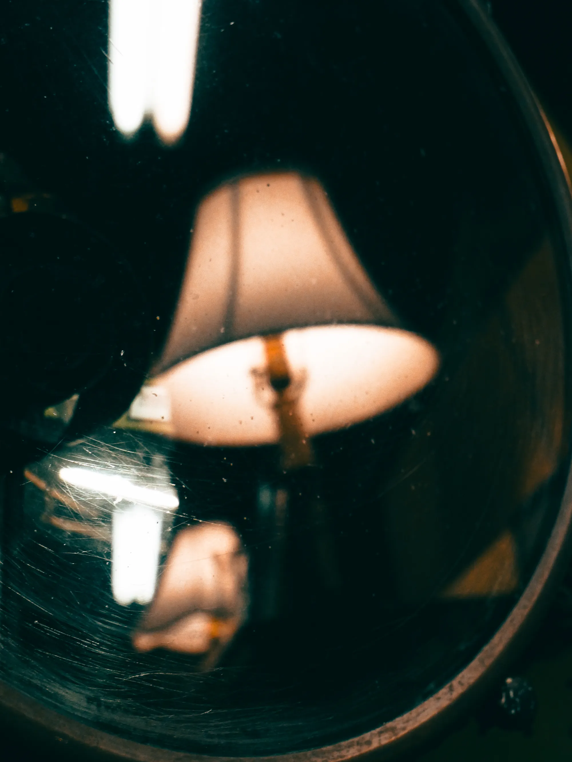 Abstract light opening into darkness, photographed by Tess Devillier