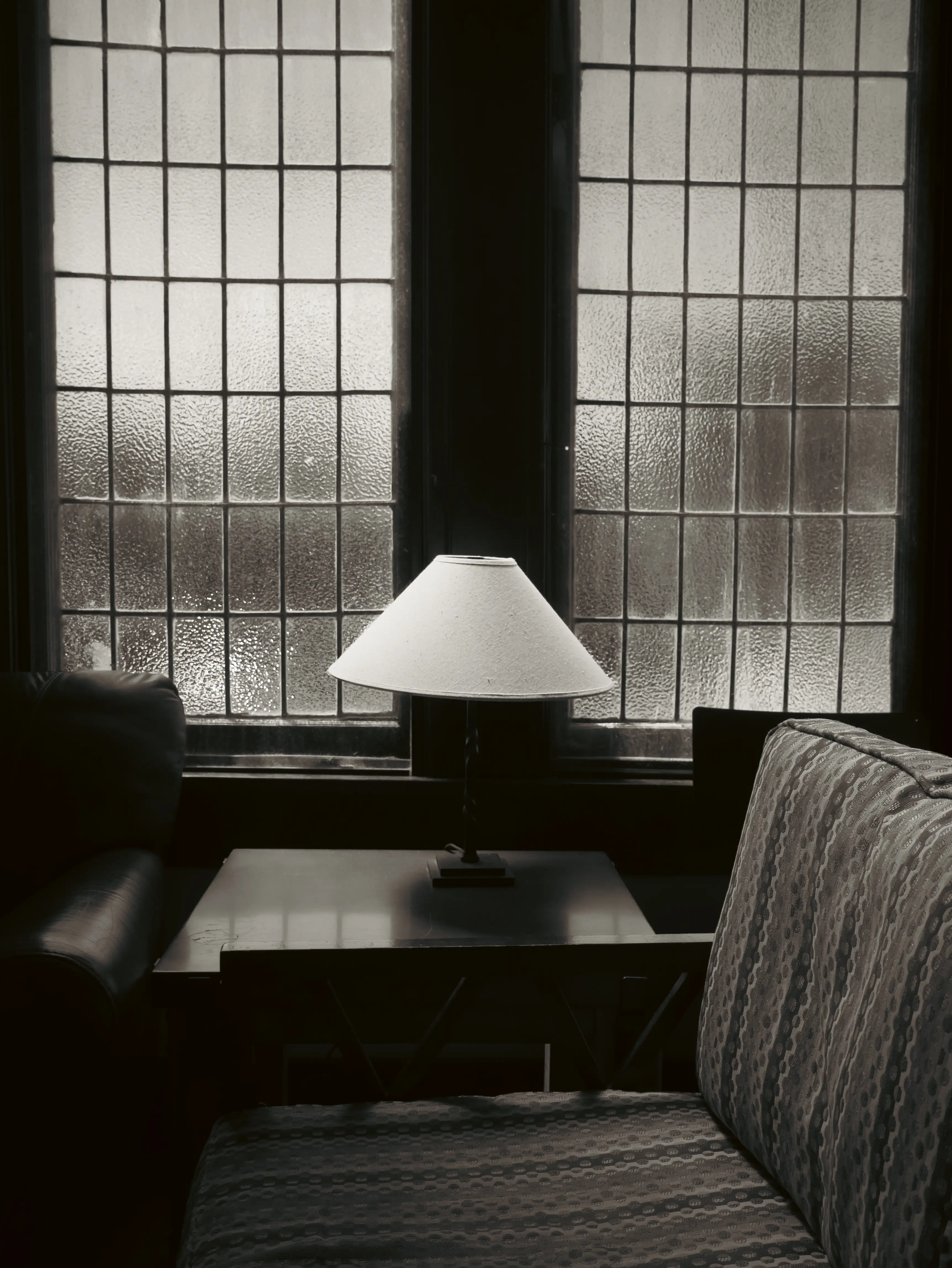 Interior light suggesting a hidden story